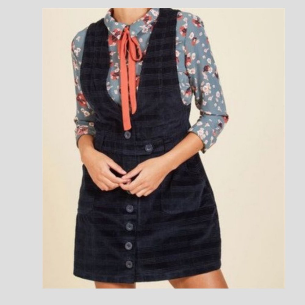 Modcloth Urban Bliss Navy Jumper